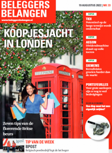 Beleggers Belangen magazine cover 2022 33