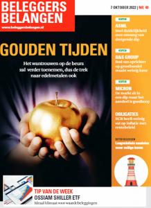 Beleggers belangen magazine cover 2022 40